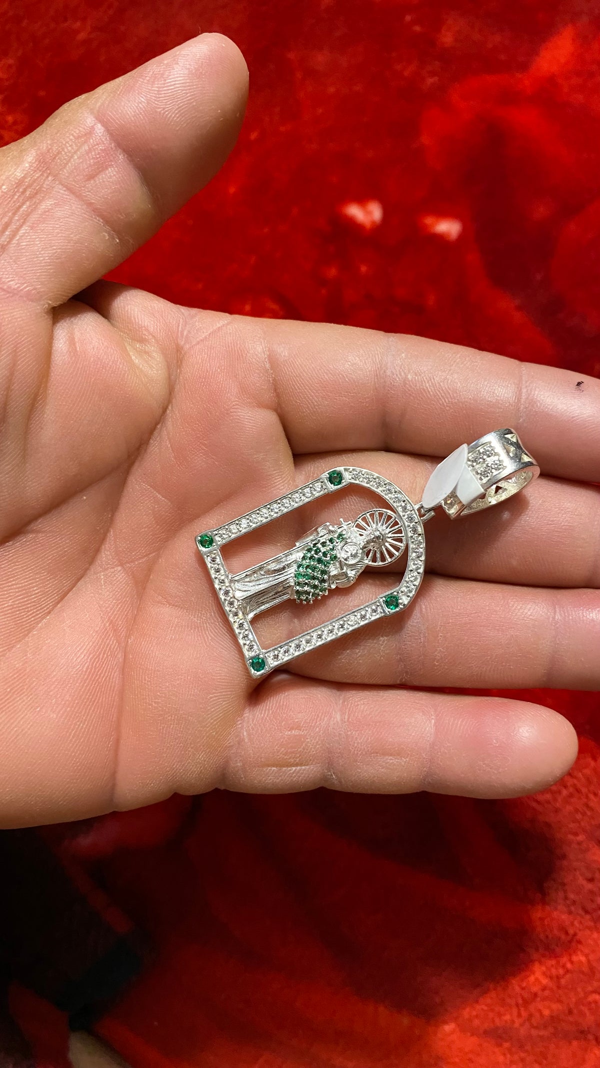 Dije de San Judas Tadeo en Plata 925 Italiana – Edición Especial con Circonias