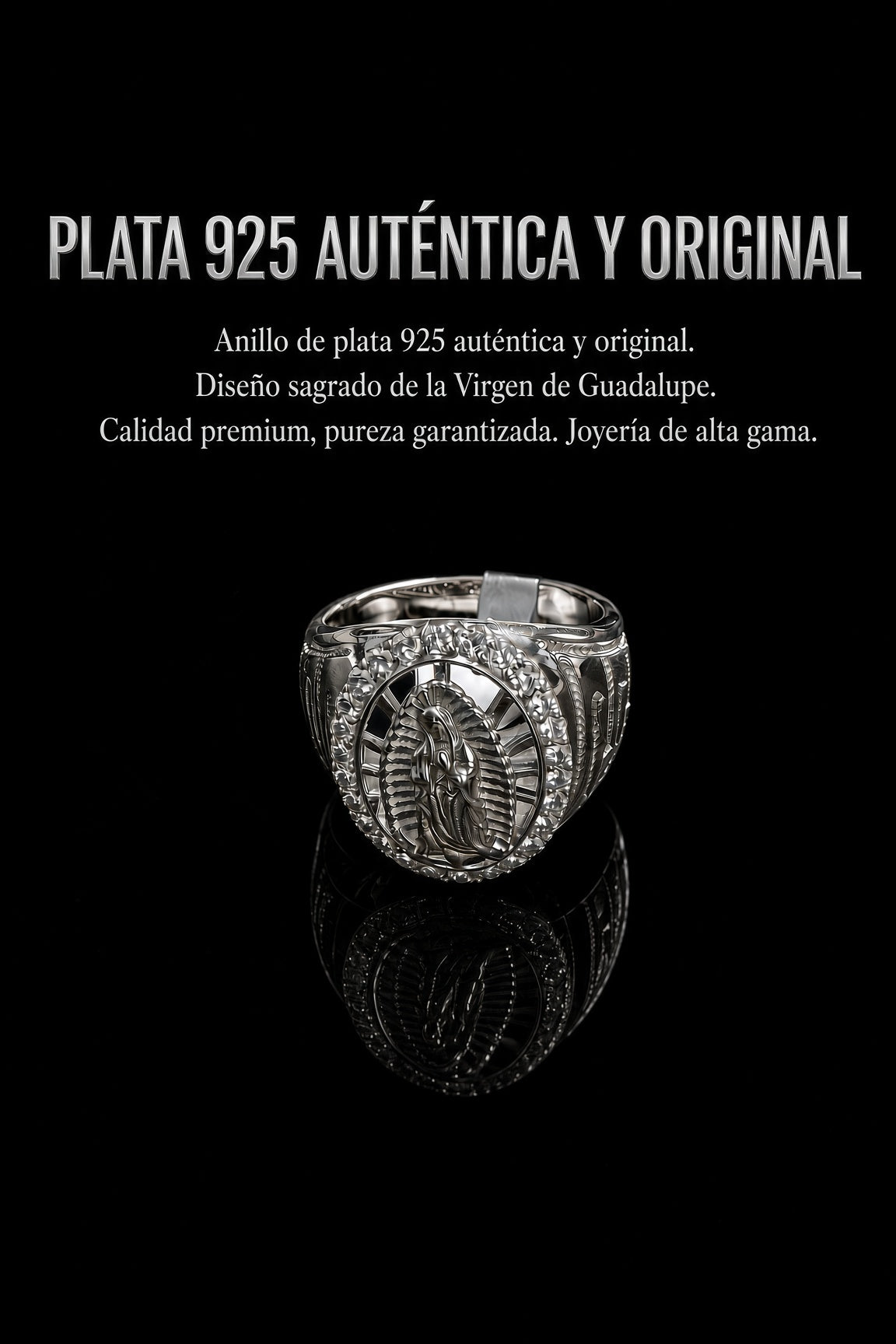 Anillo de PLATA 925 Size 12 AUTÉNTICA Y ORIGINAL