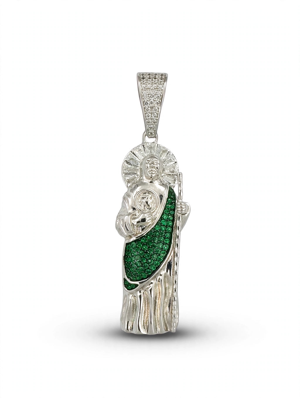 Dije de san Judas  Tadeo de plata 925