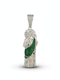 Dije de san Judas  Tadeo de plata 925