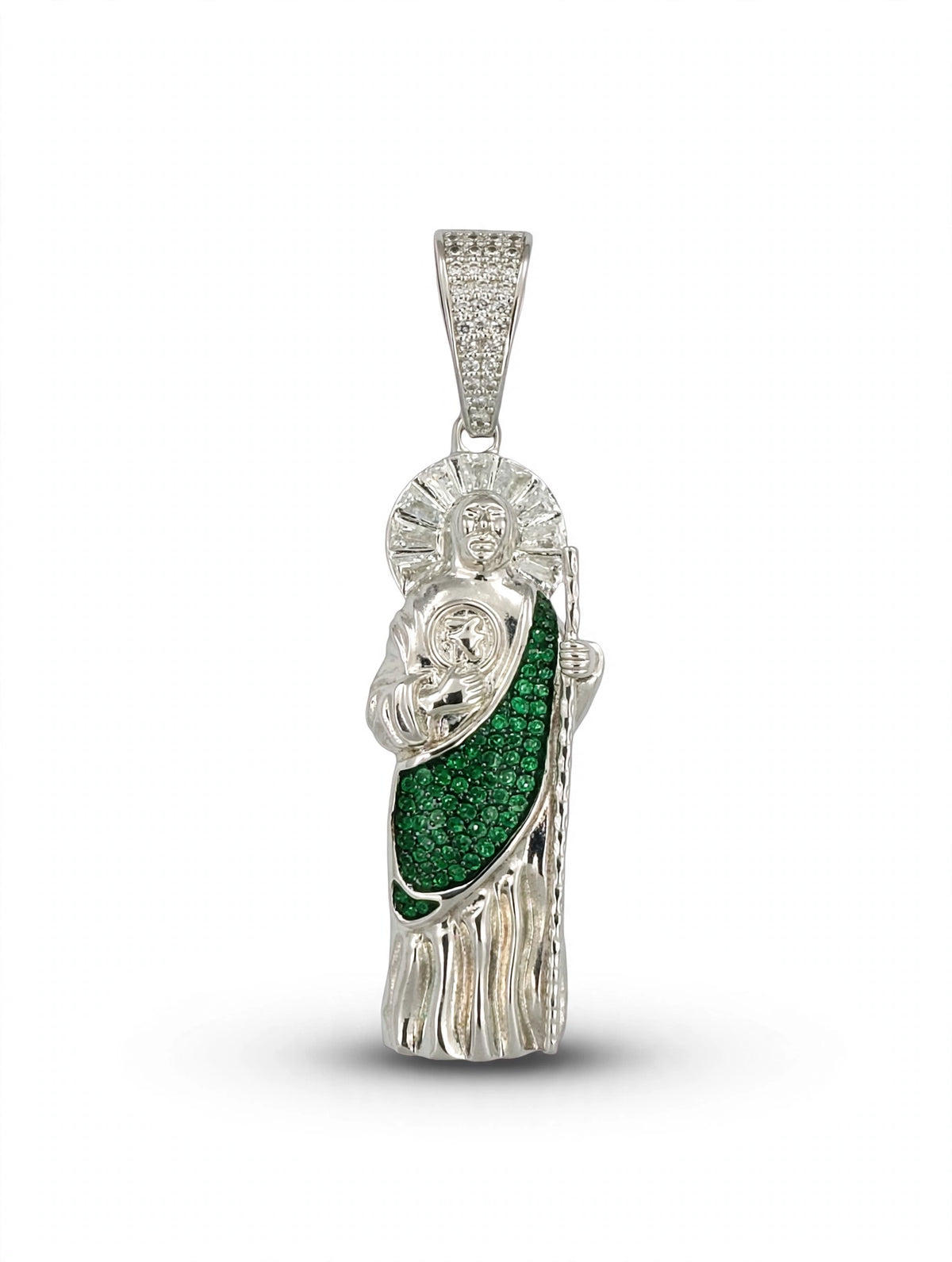 Dije de san Judas  Tadeo de plata 925